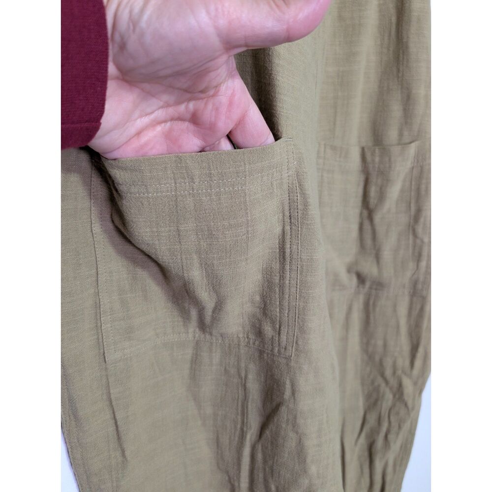 L Space Freya Jumper Coastal Cotton Gauze Overalls Medium Summer Vacation - Picture 6 of 9